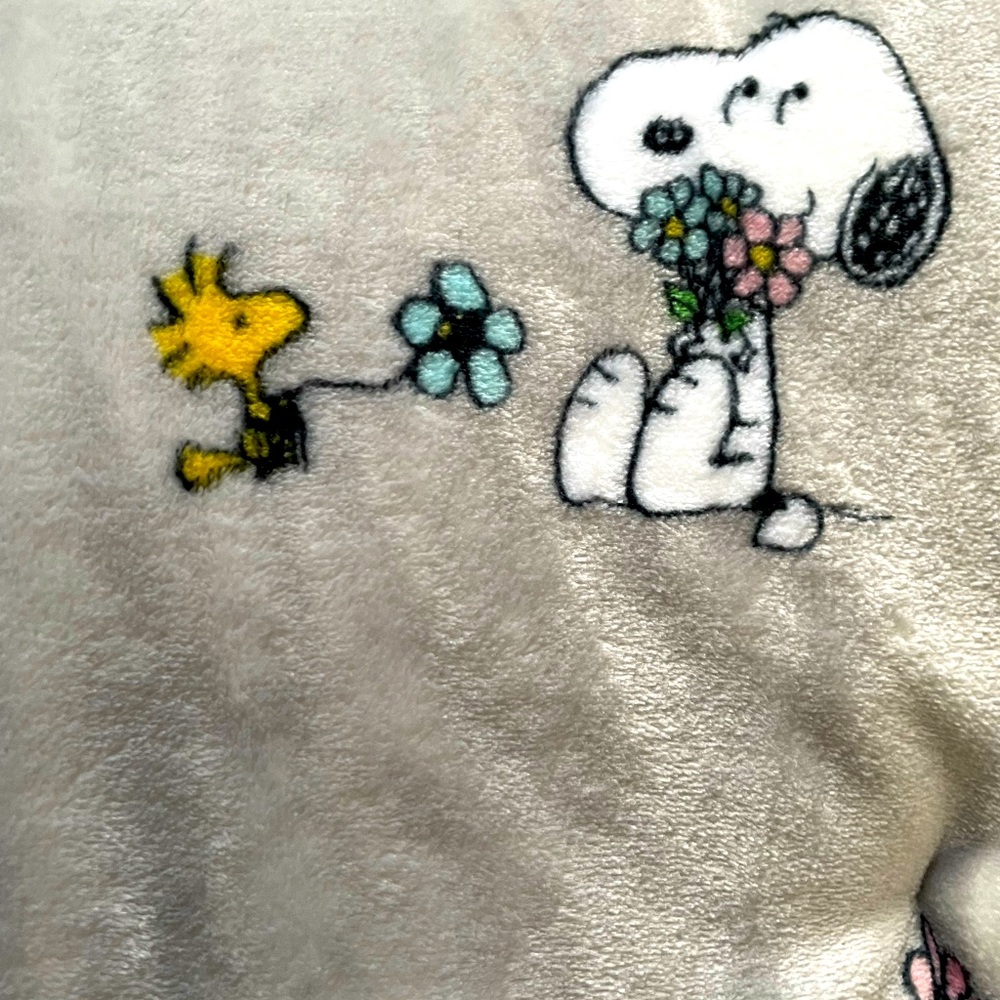 Beautiful Snoopy Easter/Spring throw - Picture 3 of 5